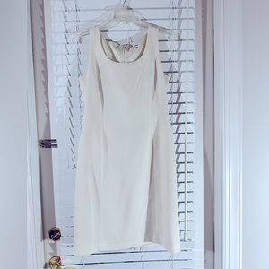 Beautiful Calvin Klein Ivory Sheath Dress, Size 8P